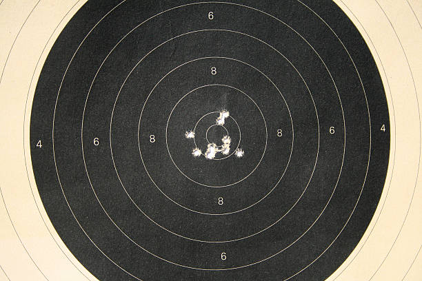 射撃ターゲット 726 - target sport target target shooting bulls eye ストックフォトと画像