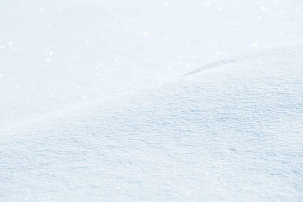 istock Fresh snow background texture. Winter background with snowflakes and snow mounds. 918555814