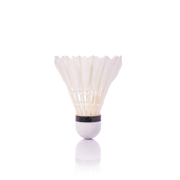 istock New white shuttlecock. Studio shot isolated on white 918556272