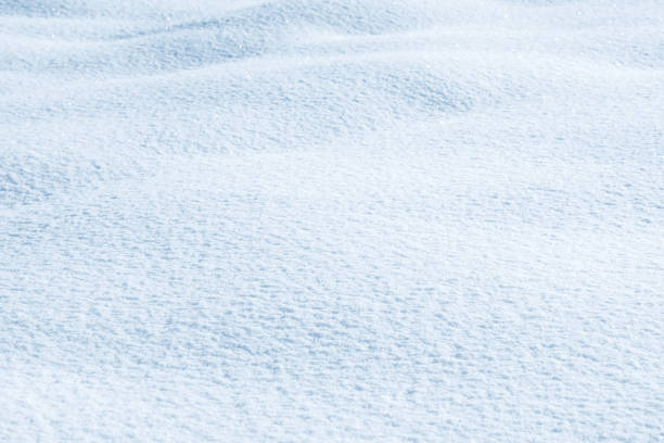 istock Fresh snow background texture. Winter background with snowflakes and snow mounds. 918556754
