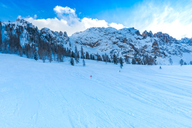 istock Winter landscape in Dolomites Mountains 918557596