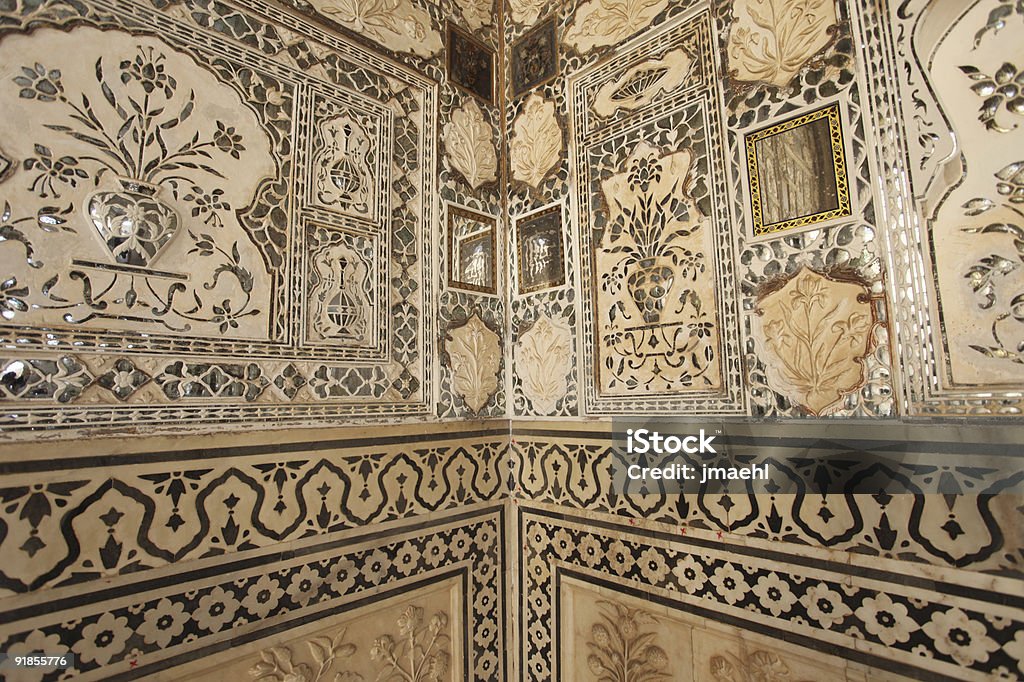 Palácio Ambar, Jaipur, Índia - Royalty-free Arquitetura Foto de stock