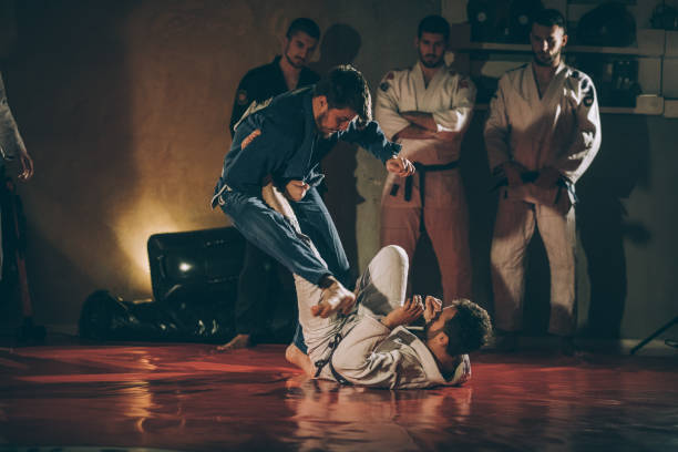 istock Men showing martial arts skills 918557858