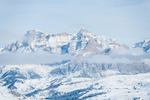 istock Winter landscape in Dolomites Mountains 918561314