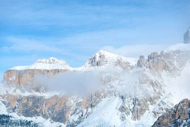 istock Winter landscape in Dolomites Mountains 918561694