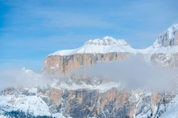istock Winter landscape in Dolomites Mountains 918561734