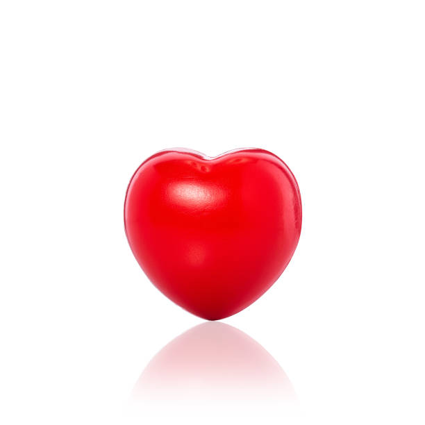 istock Red heart. Studio shot isolated on white 918562262