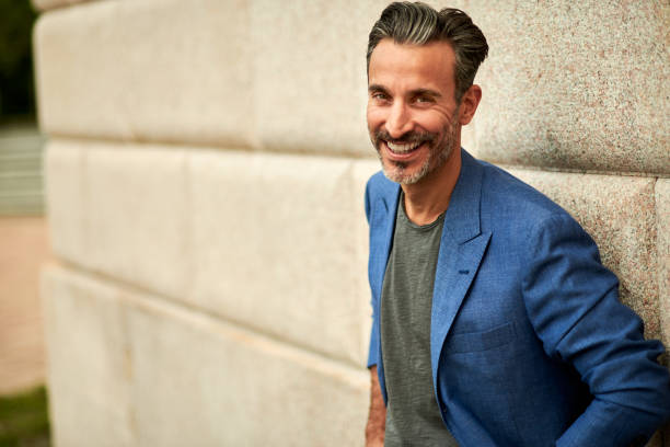 istock Portrait of handsome man looking at camera 918568406