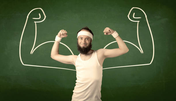 istock Skinny student wants muscles 918572378