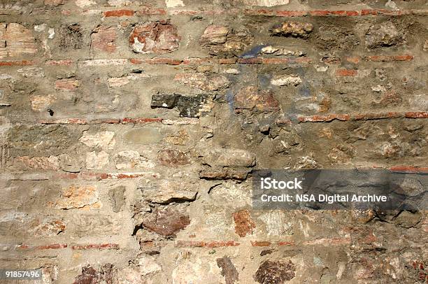 Close Up Of A Stone Wall Stock Photo - Download Image Now - Ancient, Antique, Architecture