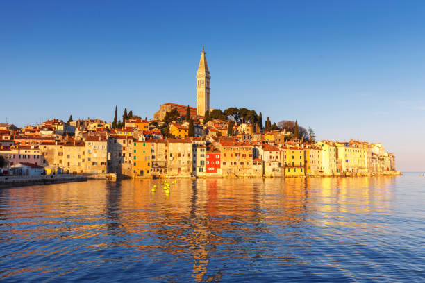 istock Beautiful sunset at Rovinj 918576092