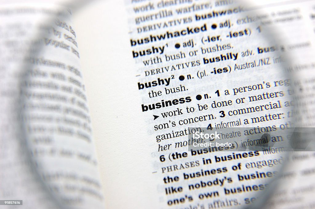 Определение бизнес - Стоковые фото Бизнес роялти-фри