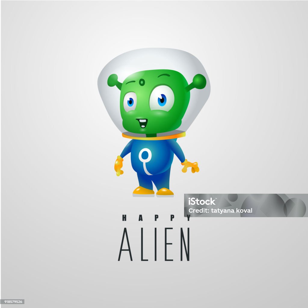 Vetores de Alien De Desenho Animado No Caráter Traje Espacial Um Marciano  Verde Amigável Para A Empresa No Moderno Estilo 3d e mais imagens de  Alienígena - iStock
