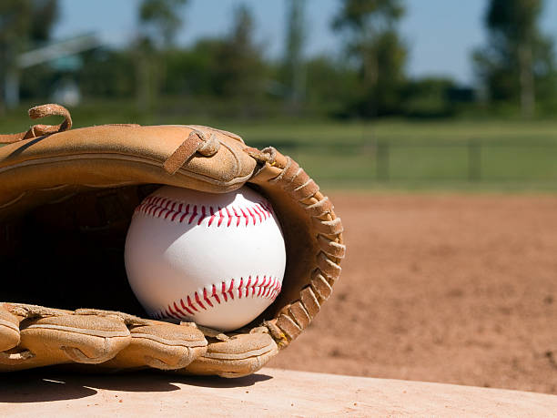 istock Baseball Glove and Ball 91858081