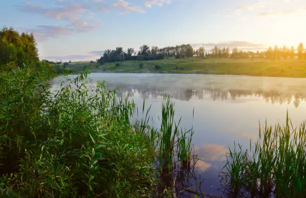 River Krasivaya in Tula region,Russia.