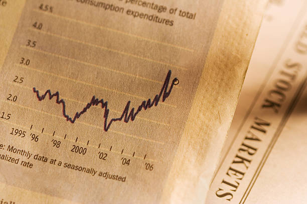 istock Stock market uptrend 91858643