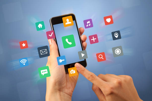 istock Female hand holding smartphone 918587140