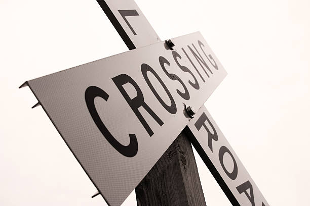 istock Railroad Crossing Sign 91859071