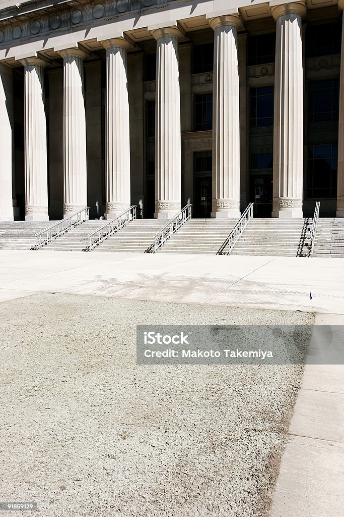 Classical Architecture A modern building with a classical look. Antiquities Stock Photo