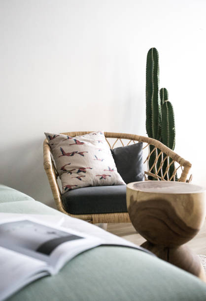 istock Cozy Armchair in scandinavian style 918595384