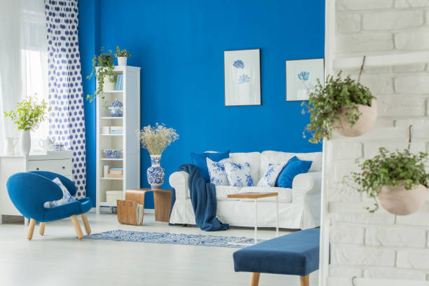 istock Plants in cozy living room 918600316