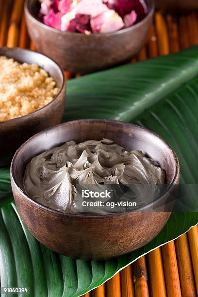 Facial Clay Mud Stock Photo - Download Image Now - Alternative Therapy, Bamboo - Material, Beauty