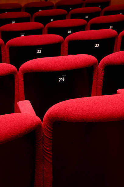 Movie and music theater stock photo