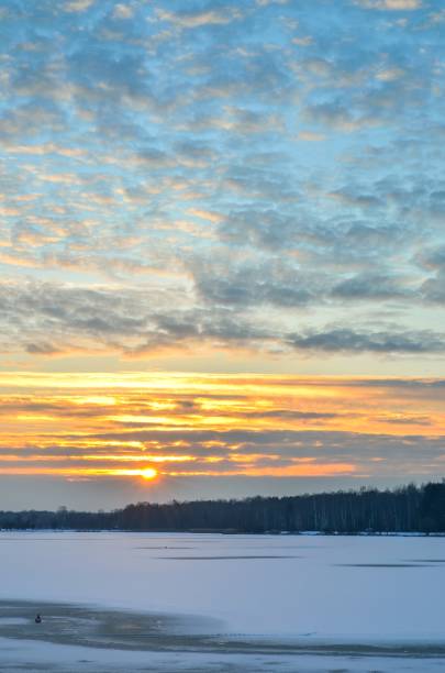istock Beautiful sunrise landscape. 918606288