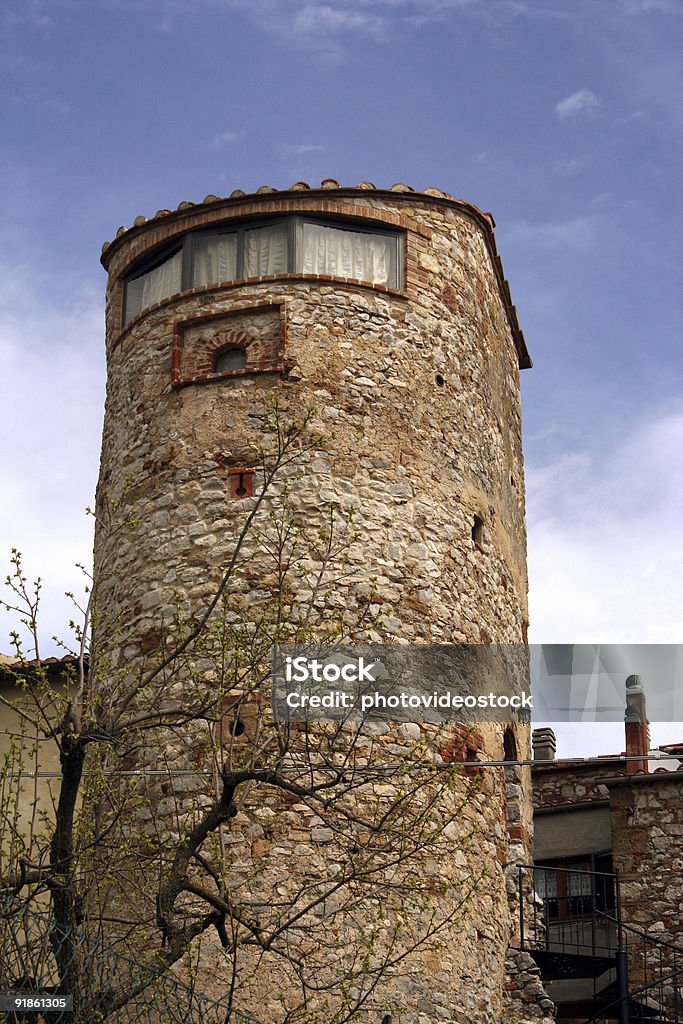 Restaurierten tower in der Toskana - Lizenzfrei Alt Stock-Foto
