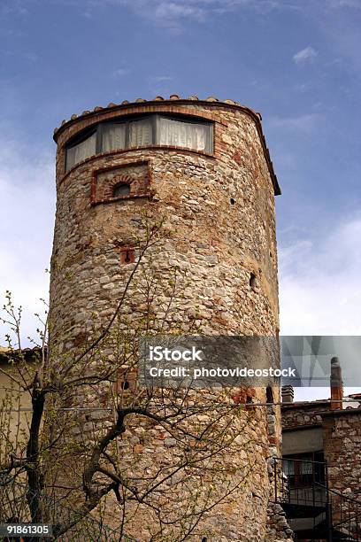 Restaurierten Tower In Der Toskana Stockfoto und mehr Bilder von Alt - Alt, Antiquität, Bauen