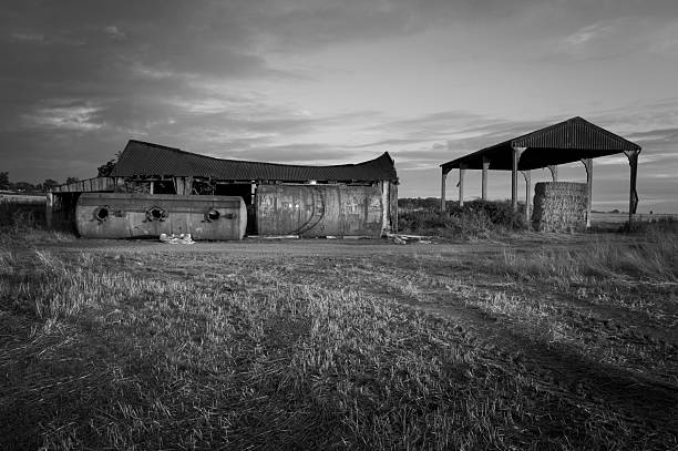 Old Barns - fotografia de stock