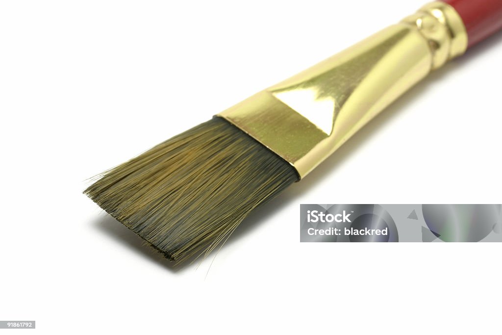 Watercolor Brush  Acrylic Painting Stock Photo