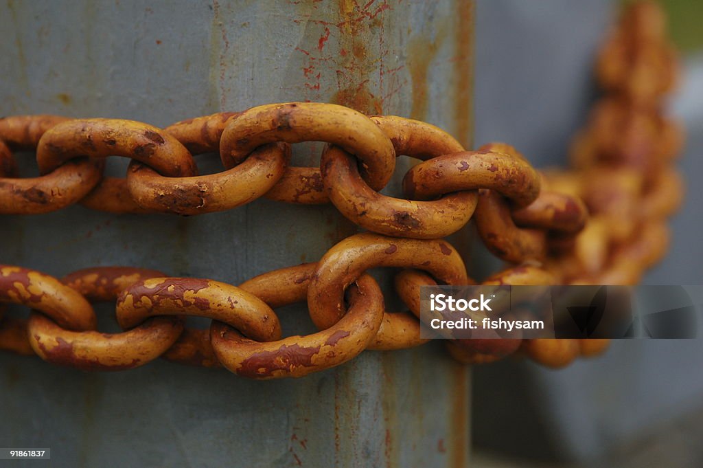 Rusty Chain  Abandoned Stock Photo