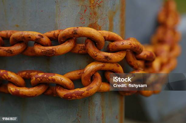 Rusty Chain Stock Photo - Download Image Now - Abandoned, At The Edge Of, Bad Condition