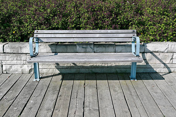 istock Wood and Metal Bench 91862597