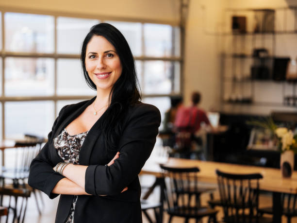 istock Hip Professional Portrait in a Coffee Shop 918628442