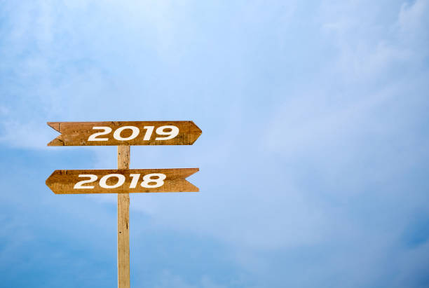 istock wooden sign banner 2019, 2018  blue sky background. 918632464