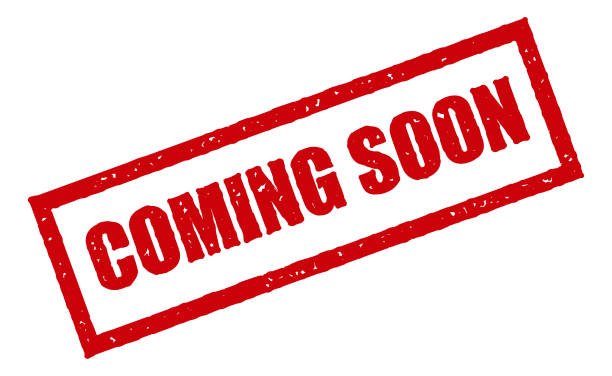Red Rubber Stamp Icon on Transparent Background A red inked rubber stamp, with a grungy texture to simulate the effect of ink on paper. AI10 EPS is saved in a CMYK color space for optimal printing. coming soon vector stock illustrations