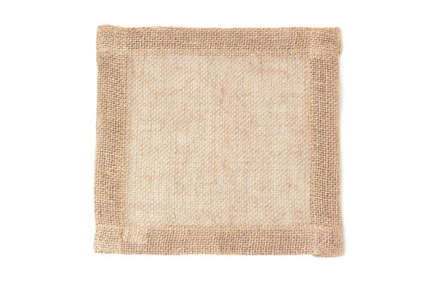 istock Linen napkin on whiye 918643102