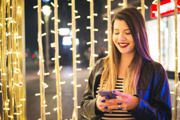 istock Young woman with mobile phone. 918648824