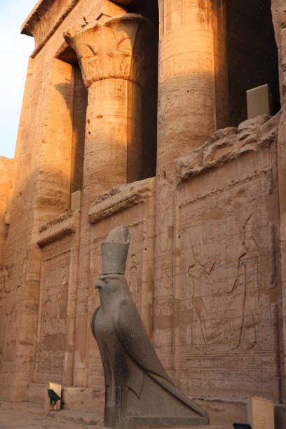 istock Statue of Horus at the Temple in Edfu 918663166