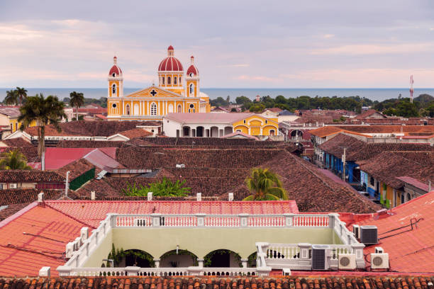 istock Granada Cathedral and city panorama 918675424