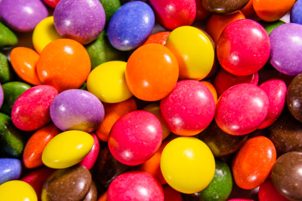 istock Texture of the many candies for background 918675576