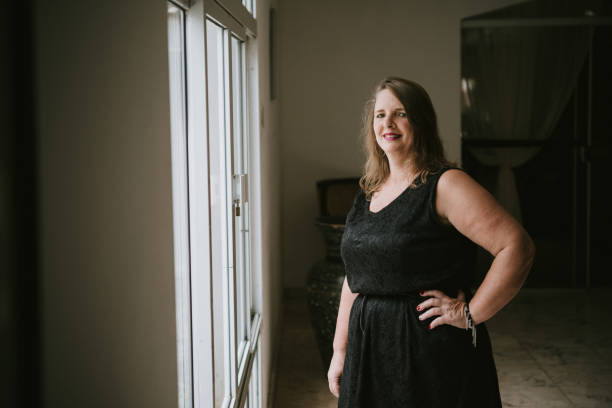 istock Positive woman at home 918678682