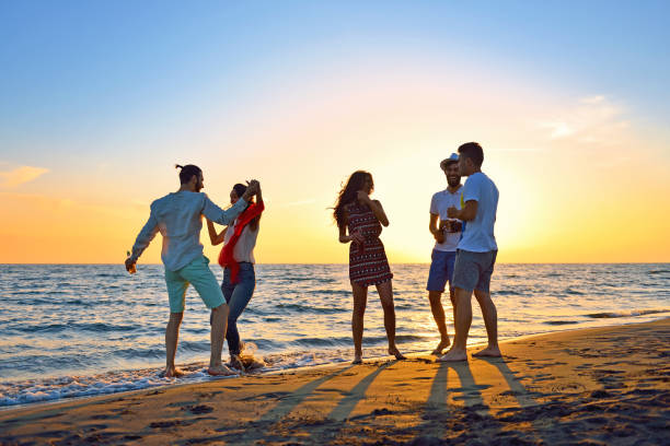 istock People Celebration Beach Party Summer Holiday Vacation Concept 918685252