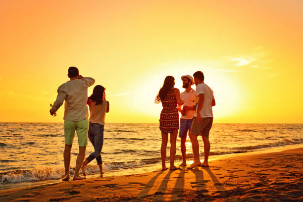 istock People Celebration Beach Party Summer Holiday Vacation Concept 918691774