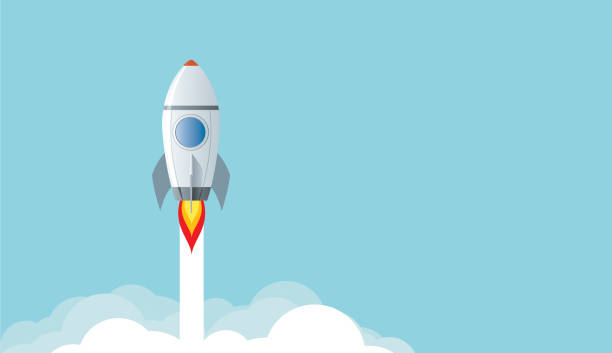 coming soon Vector coming soon rocketship stock illustrations