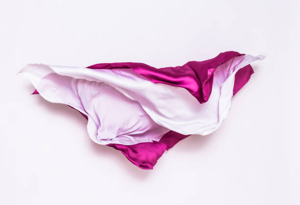 istock abstract pink and white fabric in motion 918699298