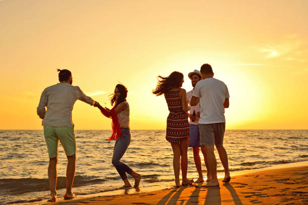 istock People Celebration Beach Party Summer Holiday Vacation Concept 918722652