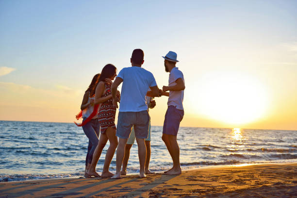 istock People Celebration Beach Party Summer Holiday Vacation Concept 918726704